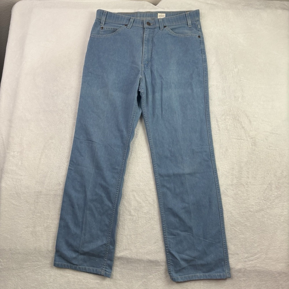 VTG Levi's Orange Tabs Blue Denim Jeans Men's Waist 33" x 29" Inseam